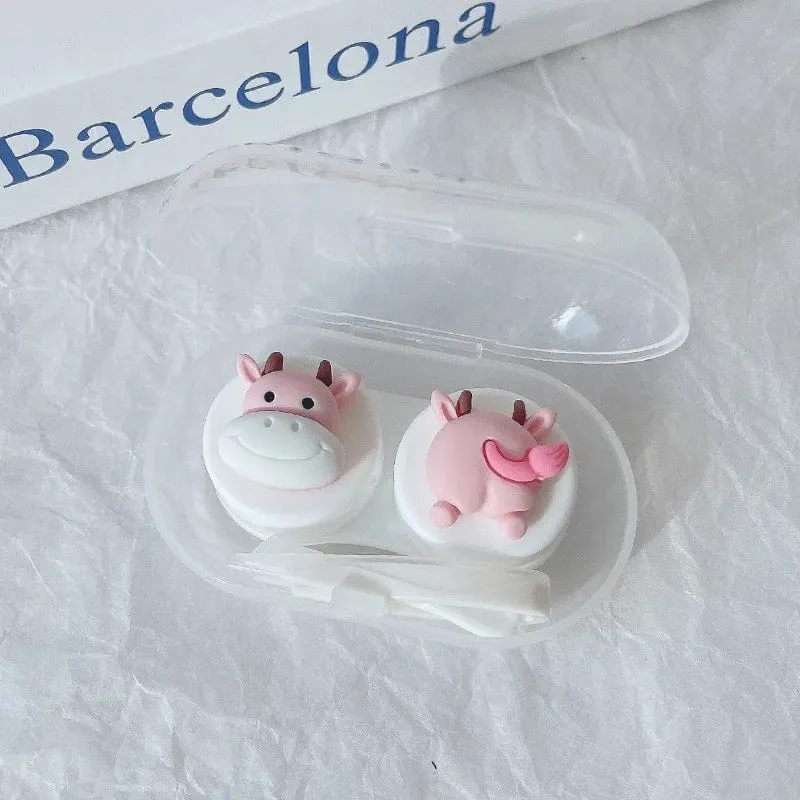 Premium Women's Contact Lens Kit Holder - Compact & Stylish Storage Solution