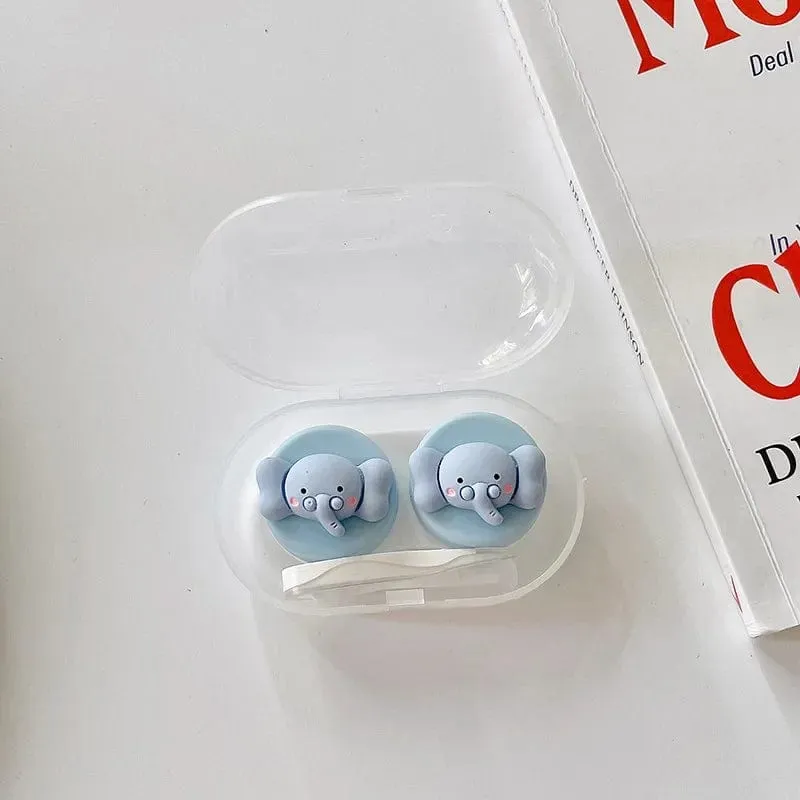 Premium Women's Contact Lens Kit Holder - Compact & Stylish Storage Solution