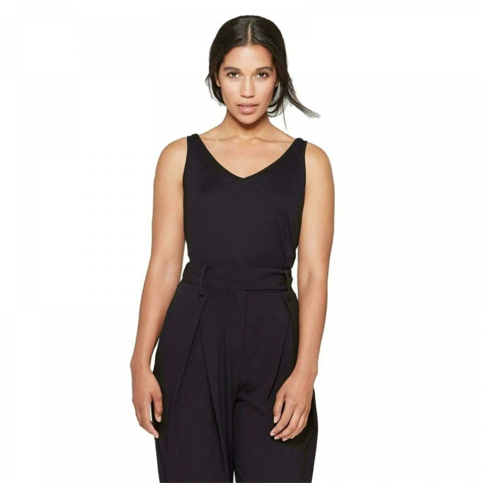 Prologue Women's Flowy Sleeveless V-Neck Tank Top