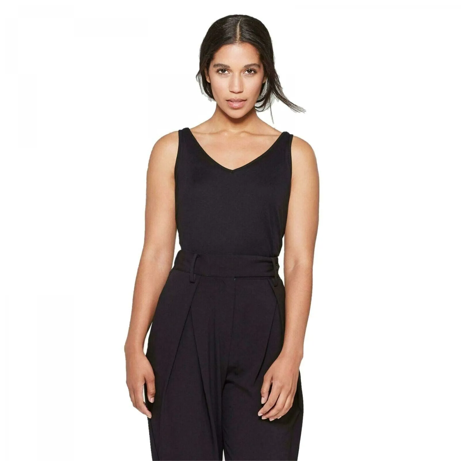 Prologue Women's Flowy Sleeveless V-Neck Tank Top