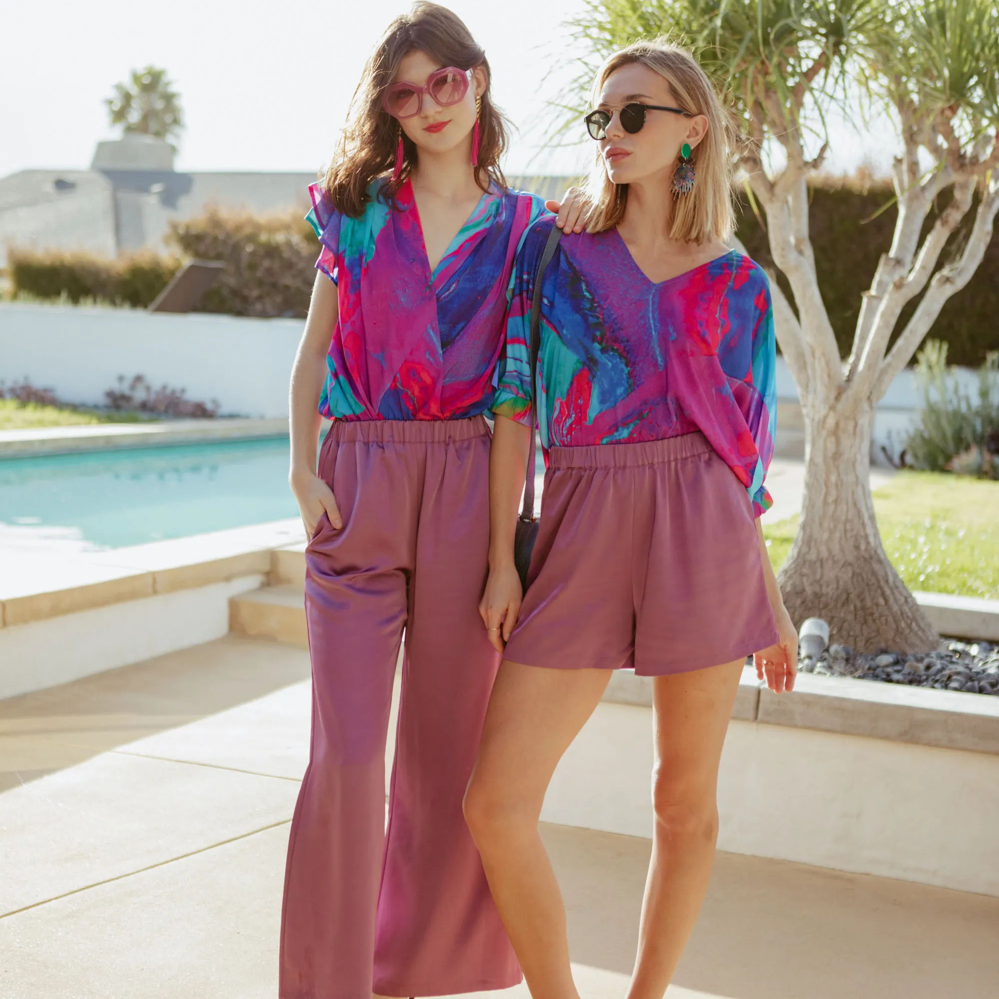 Pull-On Elastic Waist Shorts