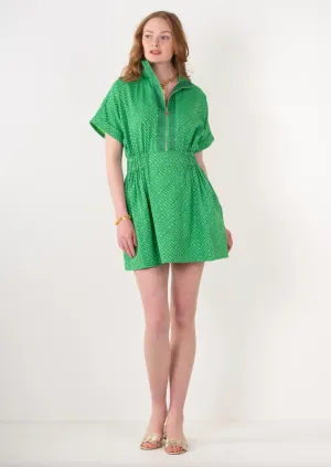 Pullover Dress | Fairway Green Monogram