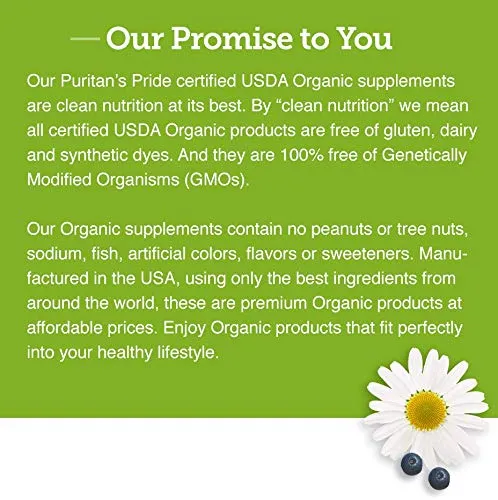 Puritan's Pride Multivitaminas orgánicas para mujer, 30, 1