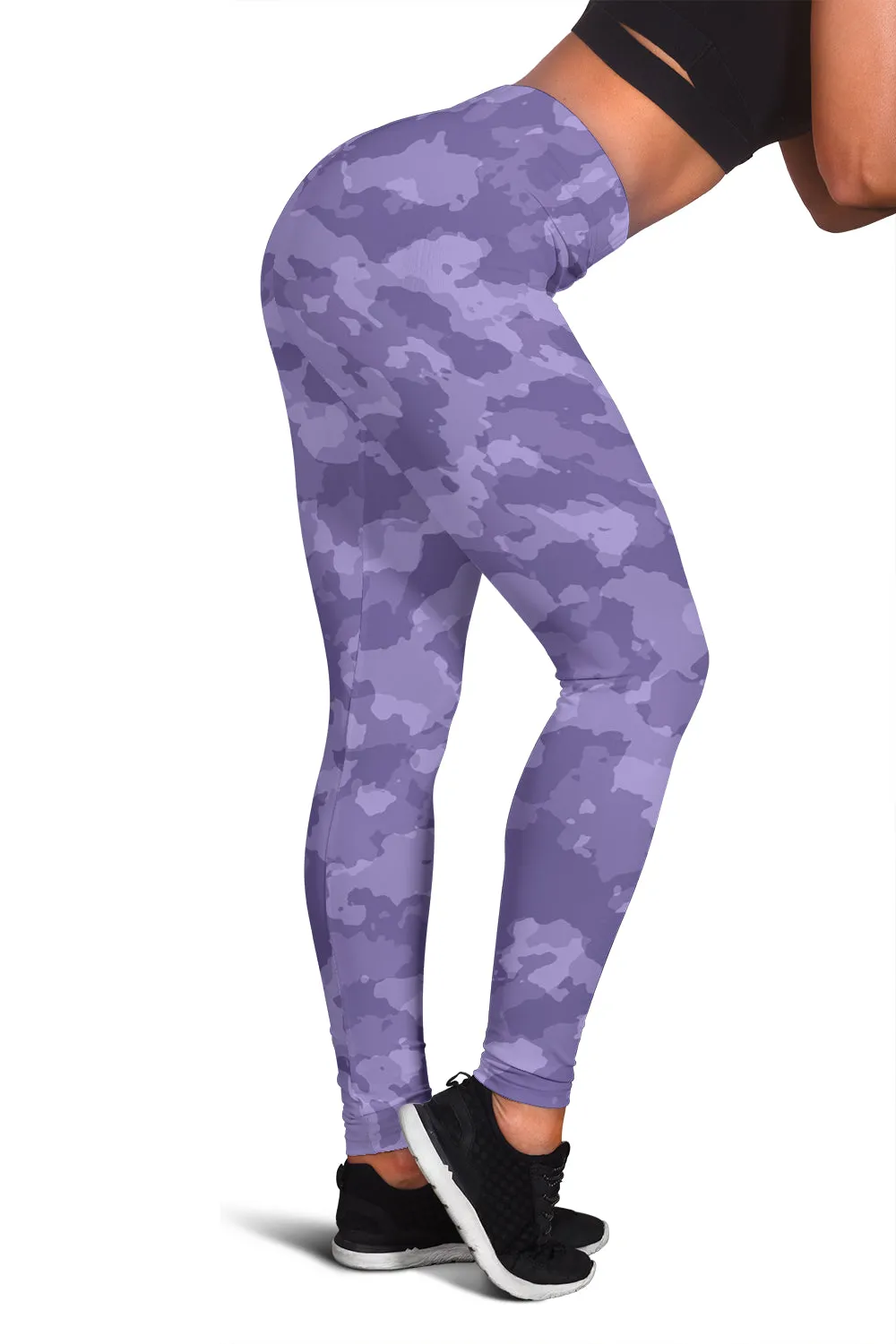 Purple Camo Women's Leggings