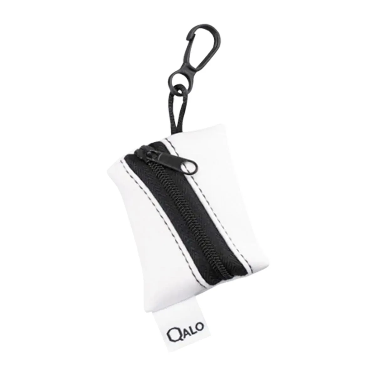 QALO Womens Modern Black Q2X Silicone Ring