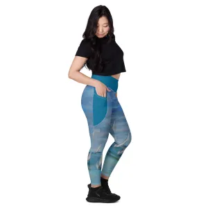 "Incoming - One Design" Women's Leggings with Pockets