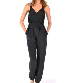 Race For The Racerback Silk Jumpsuit