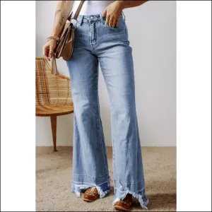 Raw Hem Bootcut Jeans: Step Into Style & Comfort, no Tailors Allowed! 😜