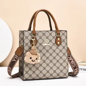 REALAIOT 2025 Bag Women's 2025 New Fashion Portable Small Square Bag Versatile Tote Premium Sense Shoulder Crossbody Bag Women's Bag