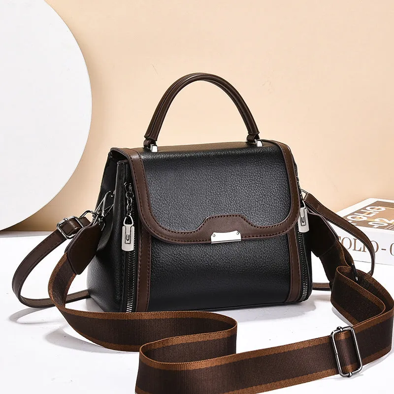 REALAIOT 2025 Women's bag small square bag 2025 new versatile large-capacity portable women's bag fashion shoulder messenger bag women's New