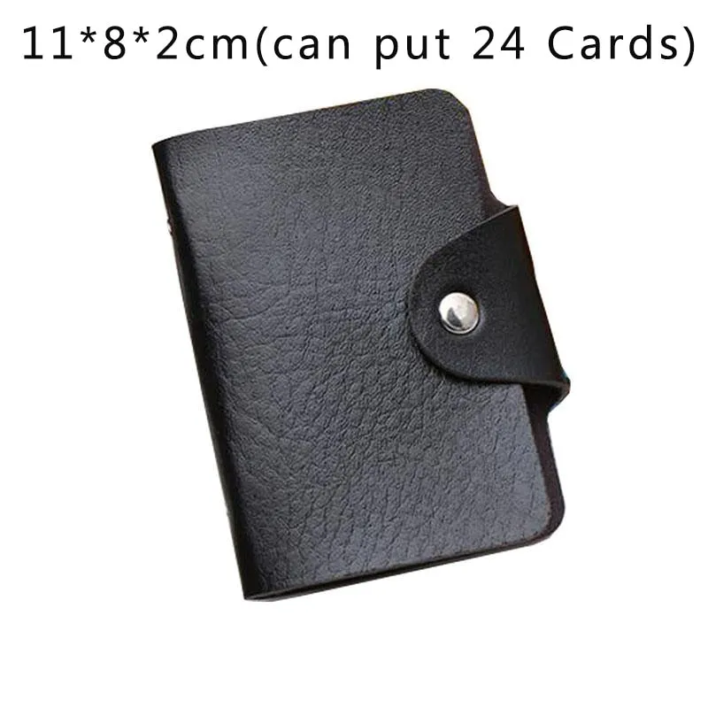 Realaiot 26 Card Slots Card Holder With Button Photocard ID Holder Photo Album Cute Cartoon Fruit Animal Print Name Card ID Holder Book