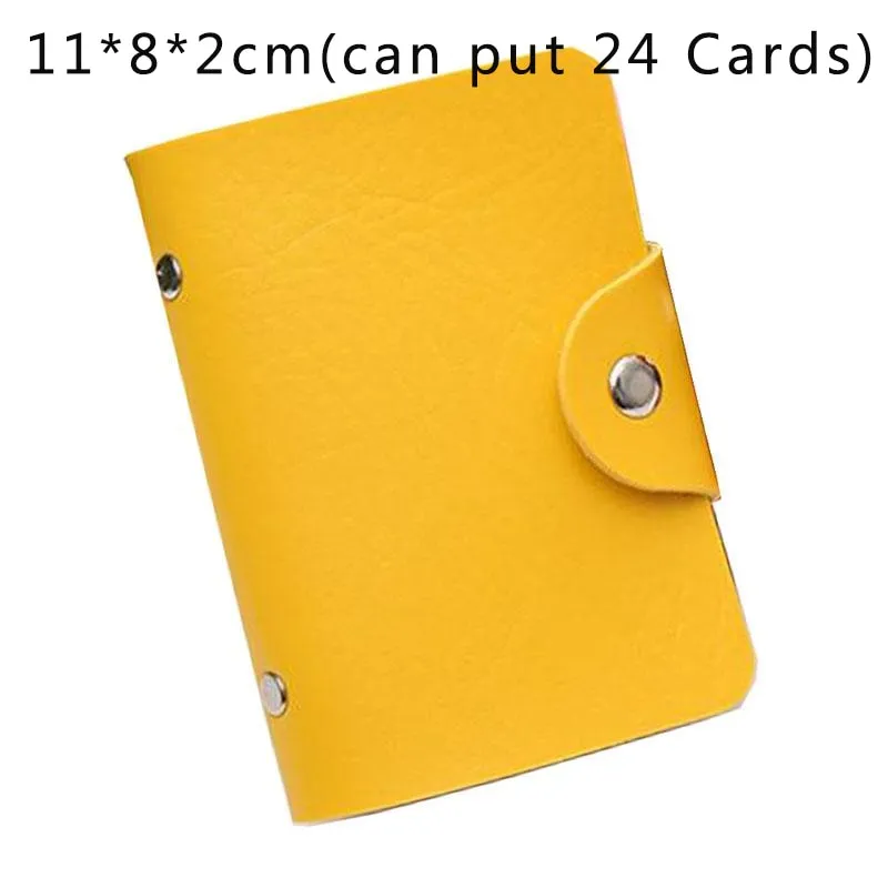 Realaiot 26 Card Slots Card Holder With Button Photocard ID Holder Photo Album Cute Cartoon Fruit Animal Print Name Card ID Holder Book