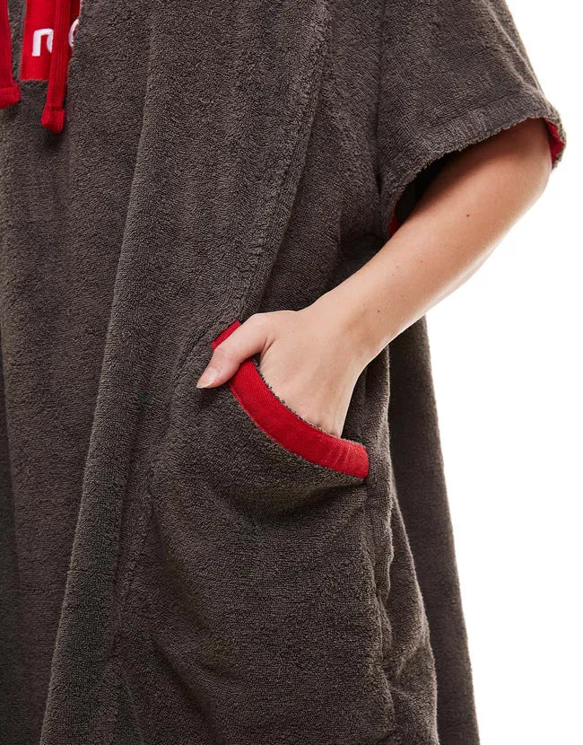 Red Women's Luxury Towelling Change Robe