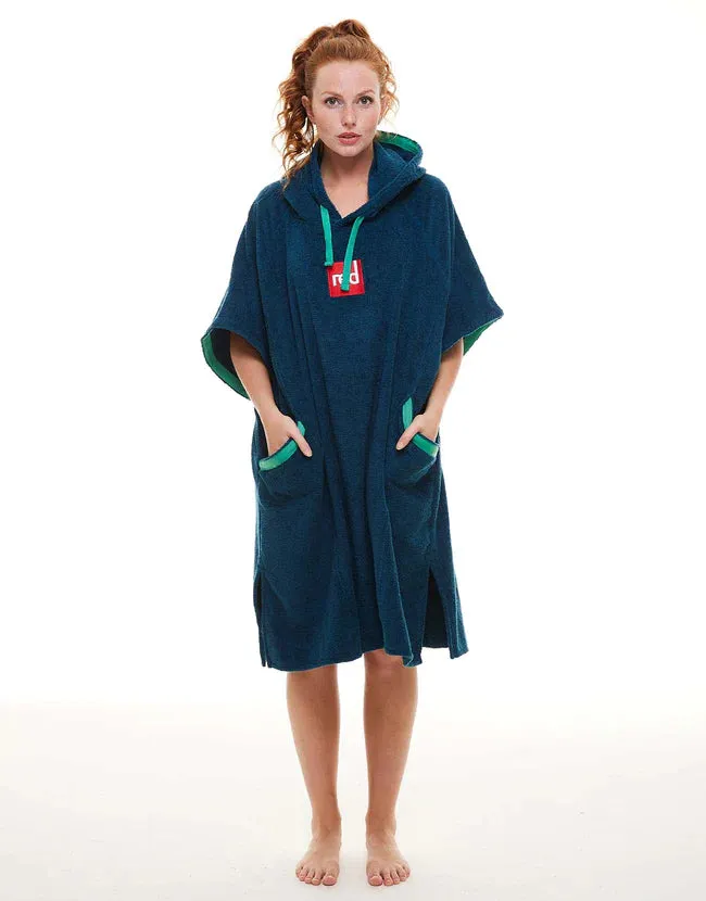 Red Women's Luxury Towelling Change Robe