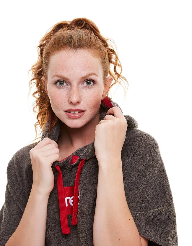 Red Women's Luxury Towelling Change Robe