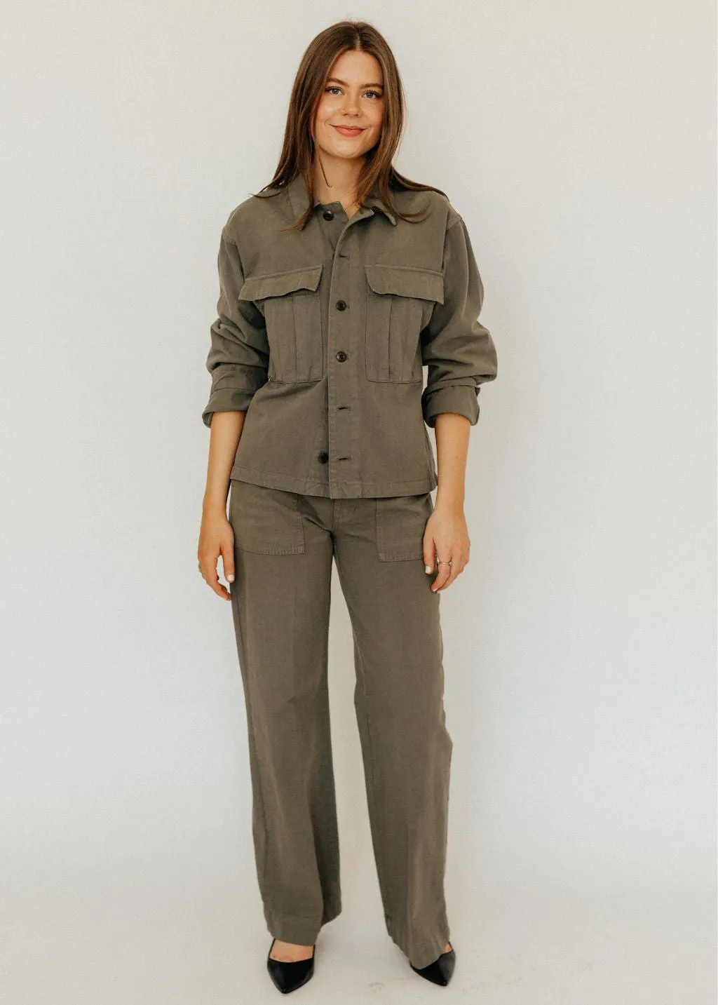 RE/DONE Baker Pant in Bayleaf