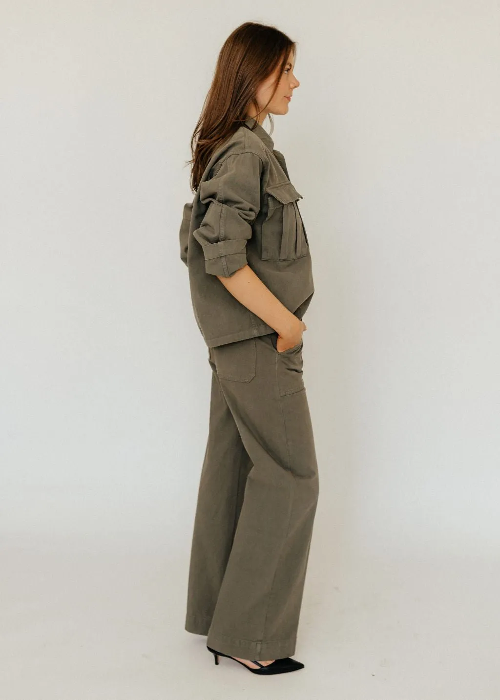 RE/DONE Baker Pant in Bayleaf