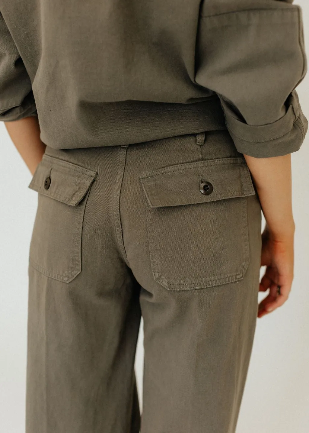 RE/DONE Baker Pant in Bayleaf