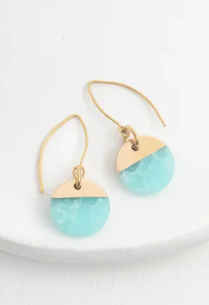 Refresh Earrings in Aqua