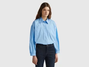 Regular Fit Collared Neck Solid Shirt