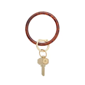 Resin Big O Key Ring - Tortoise
