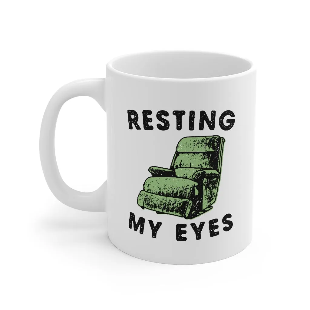 Resting My Eyes Coffee Mug