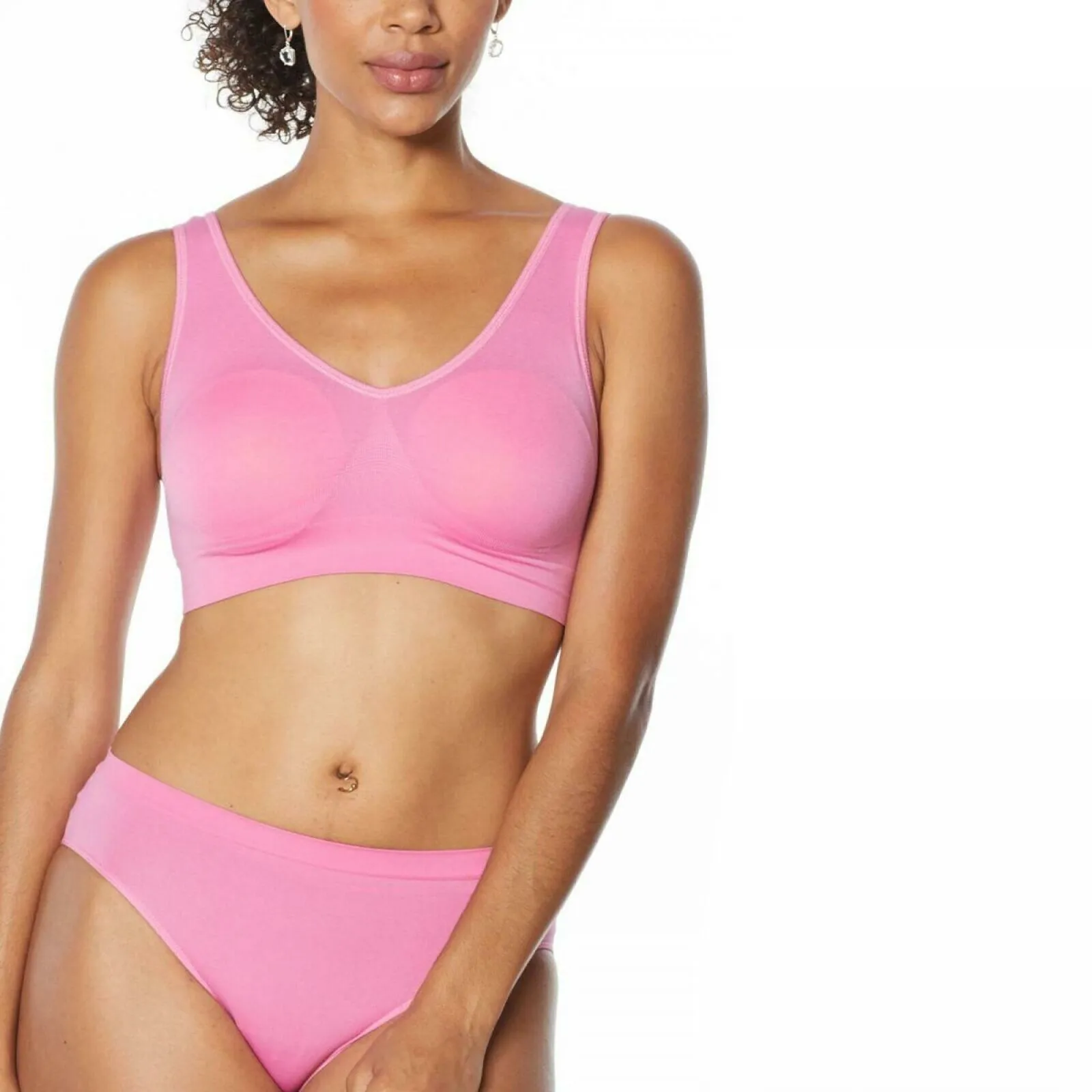Rhonda Shear Women's Plus Size Seamless Ahh Bra