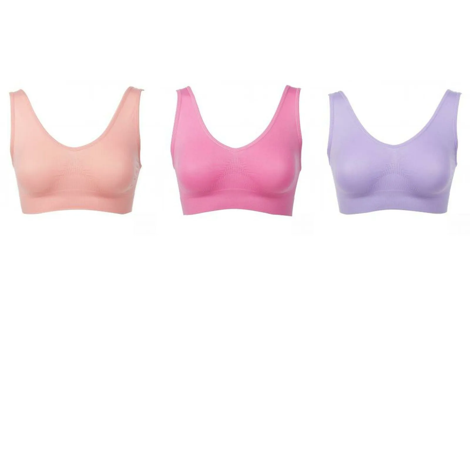 Rhonda Shear Women's Plus Size Seamless Ahh Bra