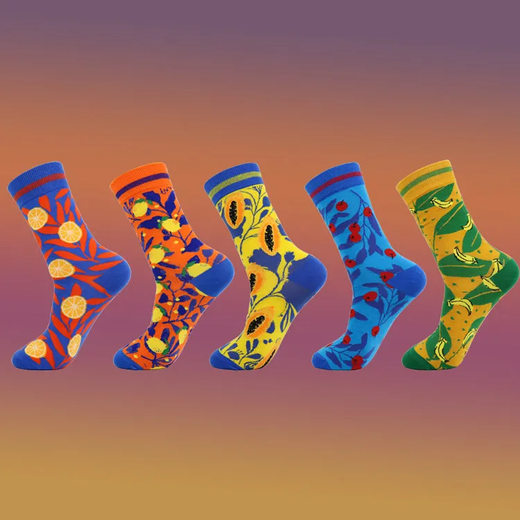 Ripe Fruit Girl Socks