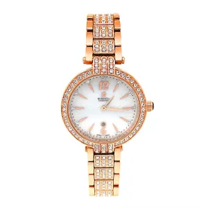 Roberto Carati Winslet Crystal Rose Coloured Women's Watch M9061-V3