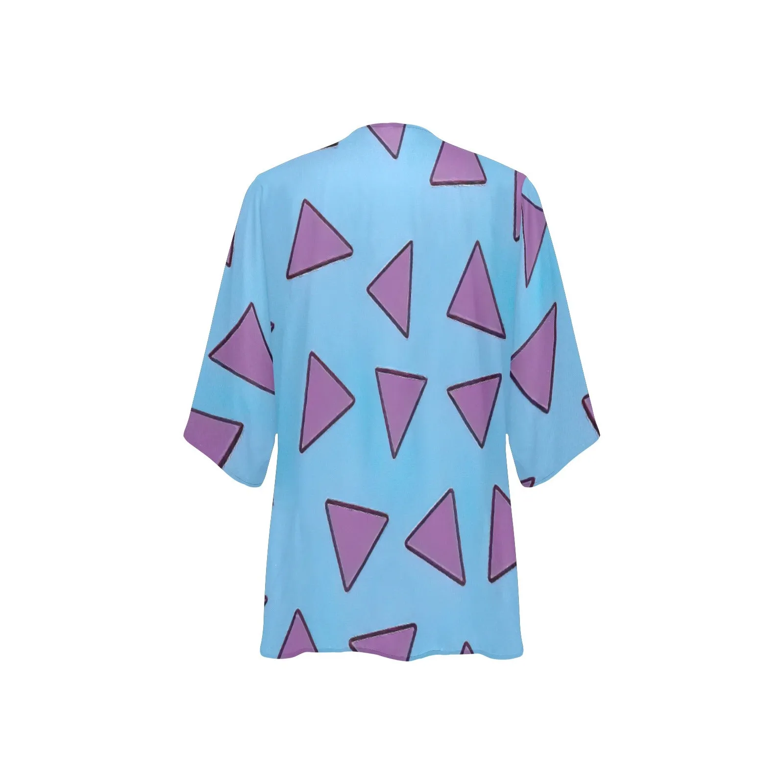 Rocko's Modern Life Print Women's Kimono Chiffon Cover Up