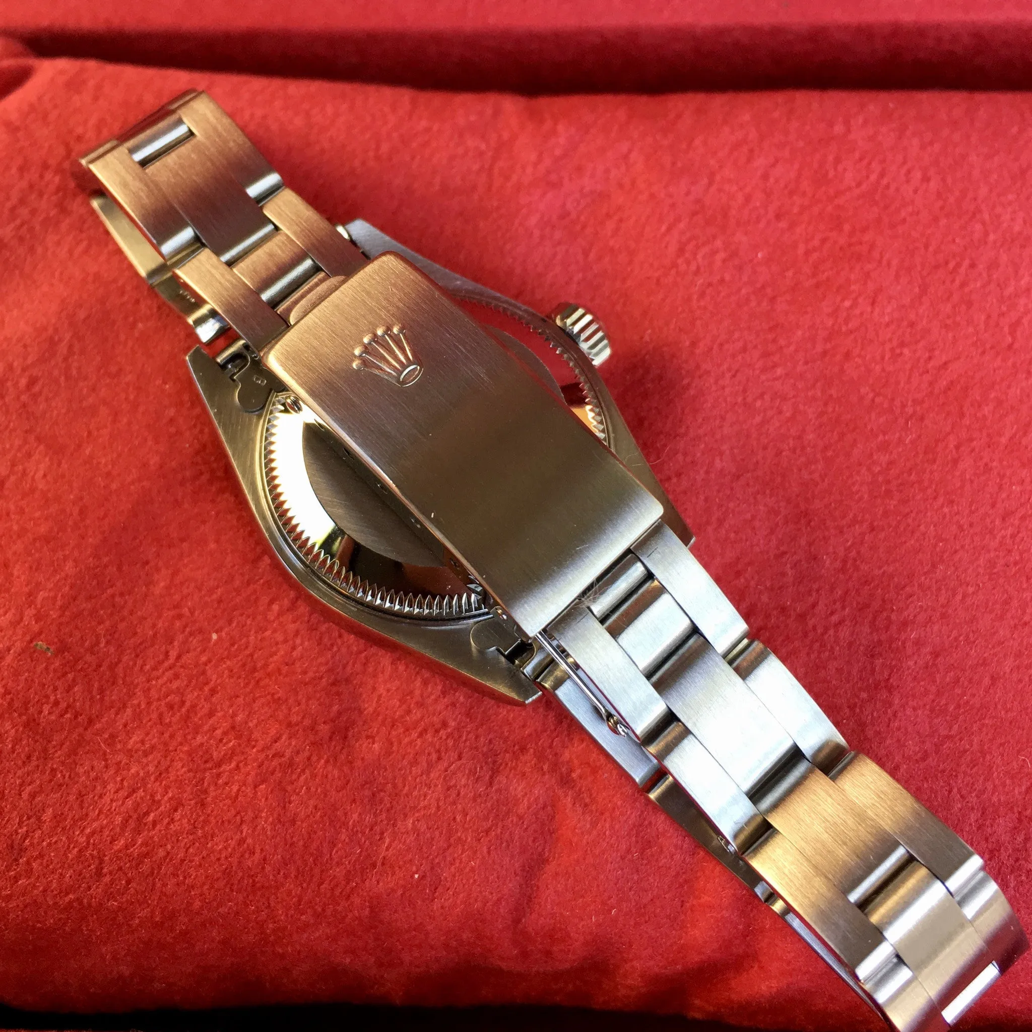 Rolex Date 79160 Silver Tapestry Automatic Stainless Steel Wristwatch Box Papers