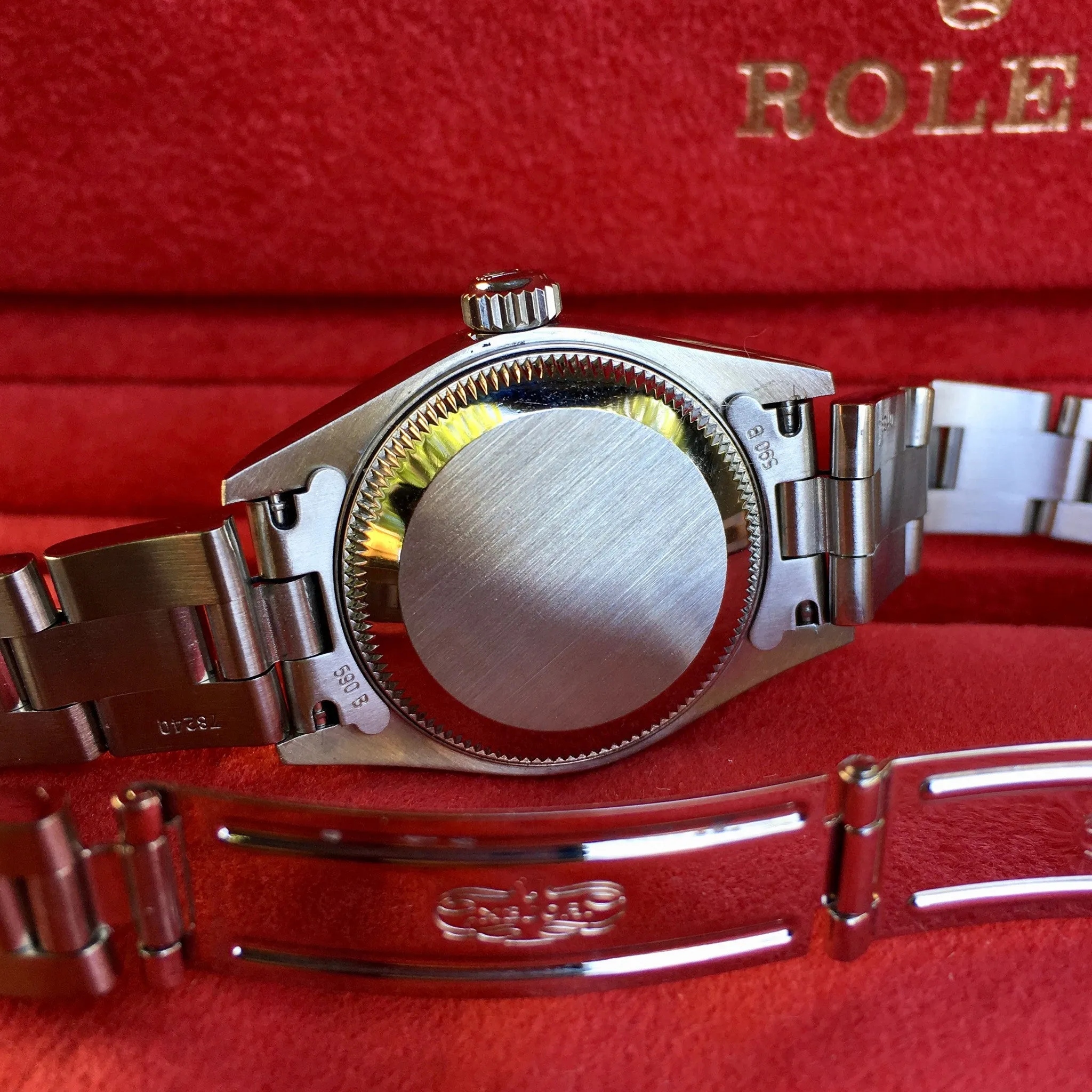 Rolex Date 79160 Silver Tapestry Automatic Stainless Steel Wristwatch Box Papers