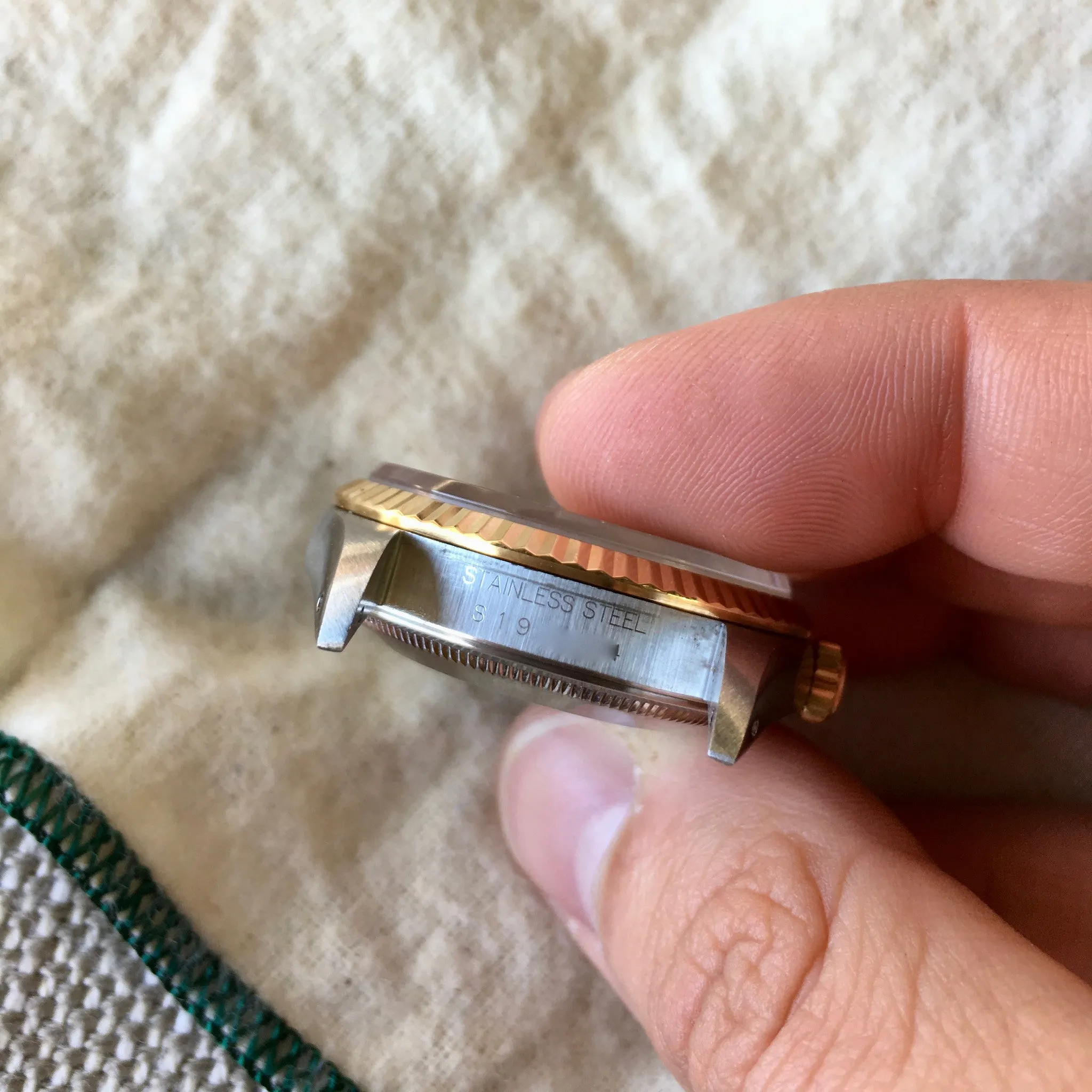 Rolex Datejust 16233 White Stick Two Tone Cal. 3135 "S" 1993 Serial Watch