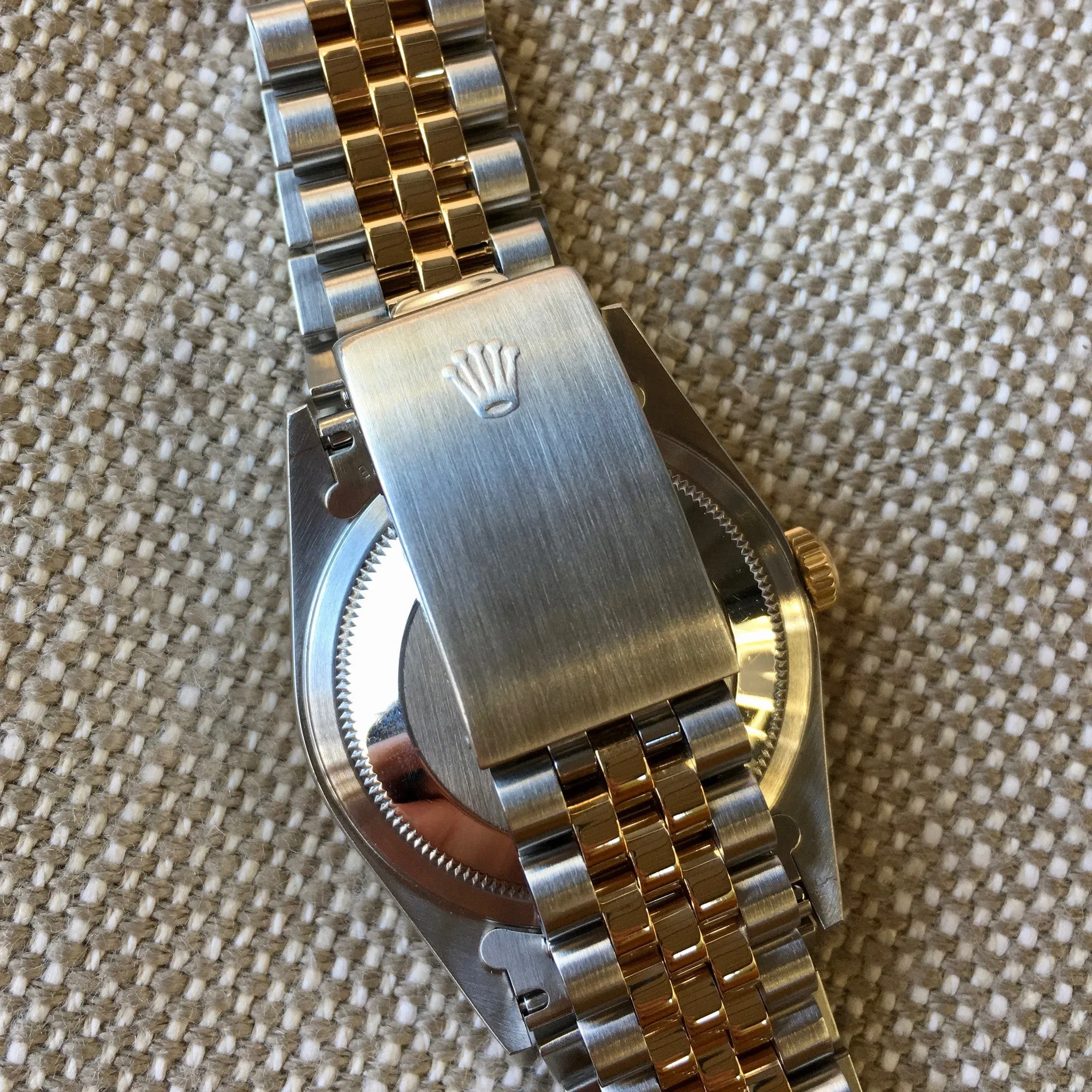 Rolex Datejust 16233 White Stick Two Tone Cal. 3135 "S" 1993 Serial Watch