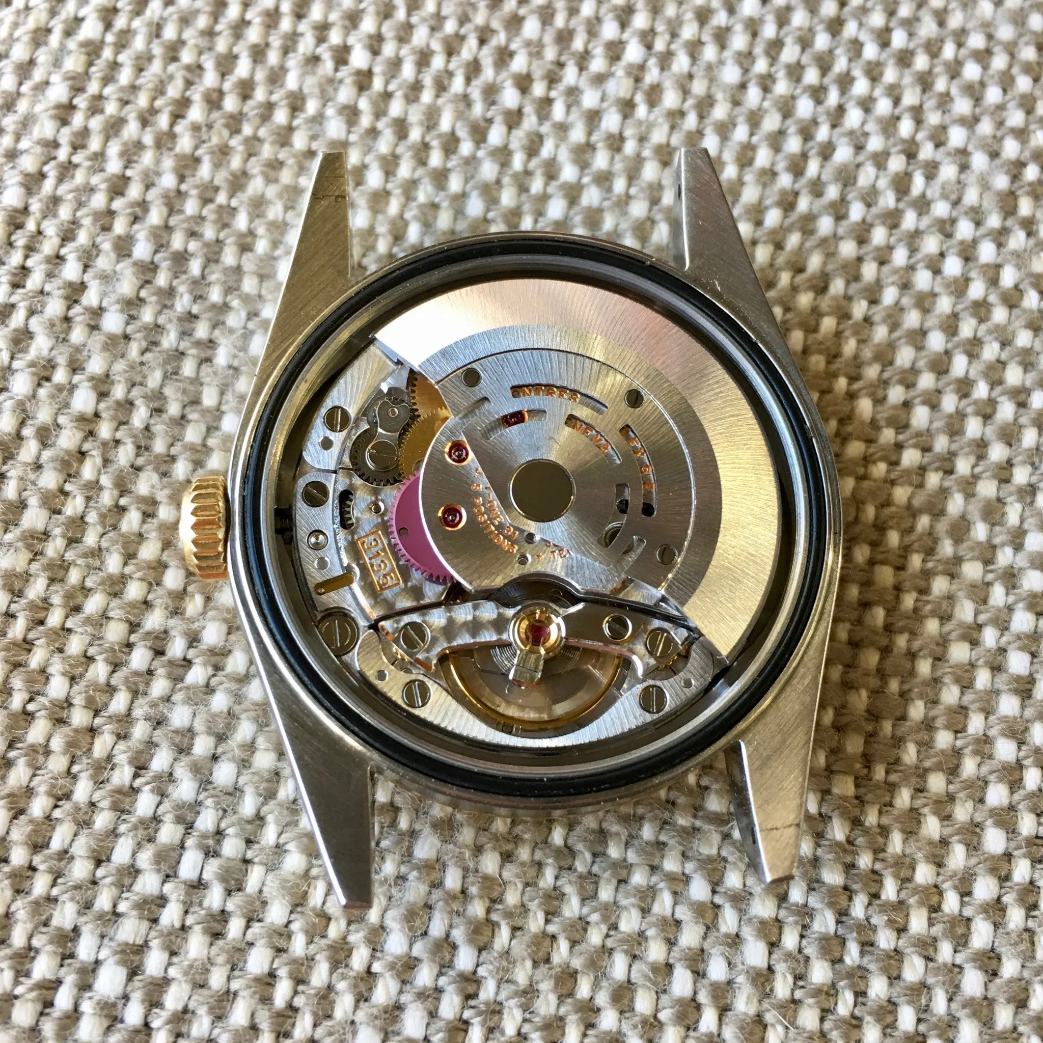 Rolex Datejust 16233 White Stick Two Tone Cal. 3135 "S" 1993 Serial Watch
