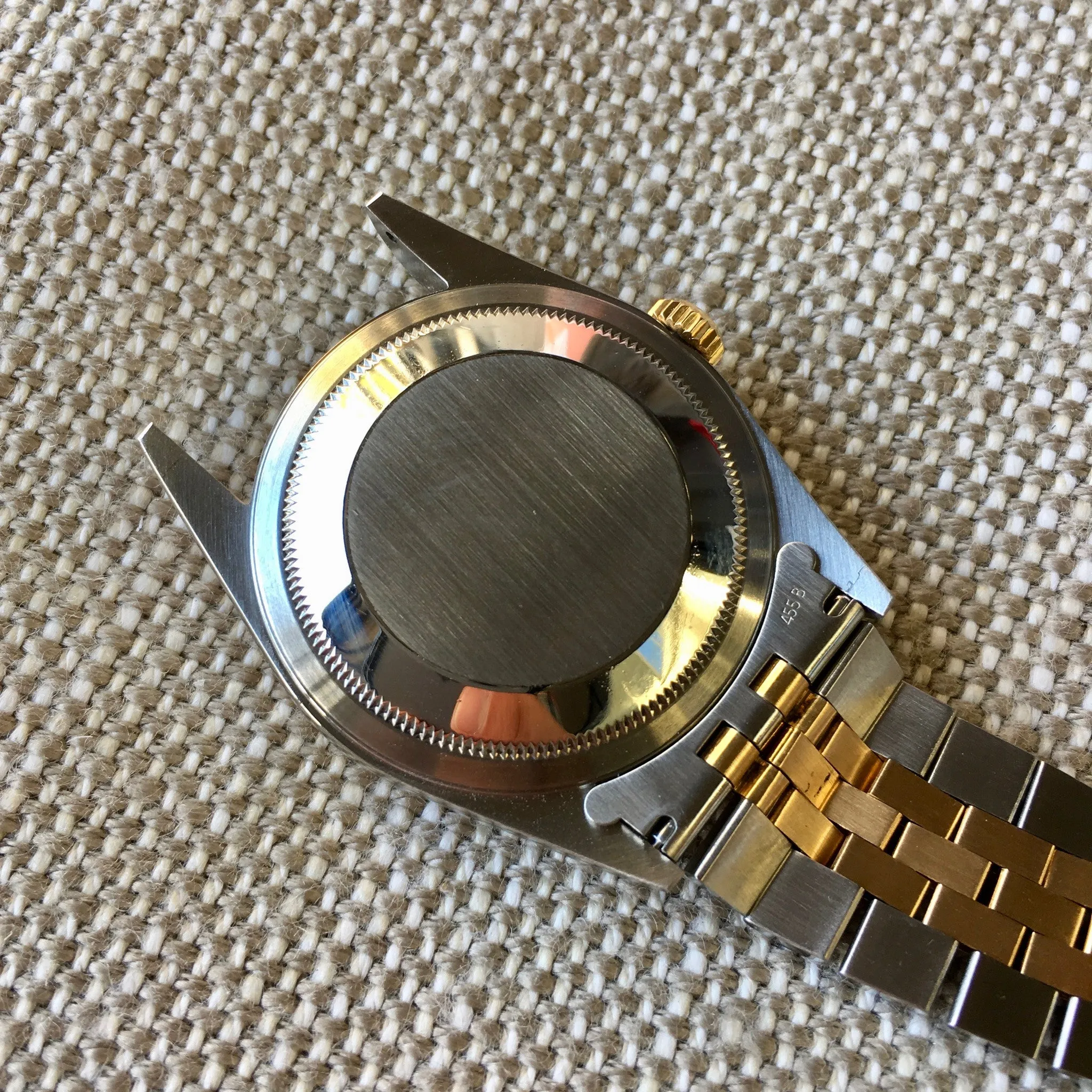 Rolex Datejust 16233 White Stick Two Tone Cal. 3135 "S" 1993 Serial Watch