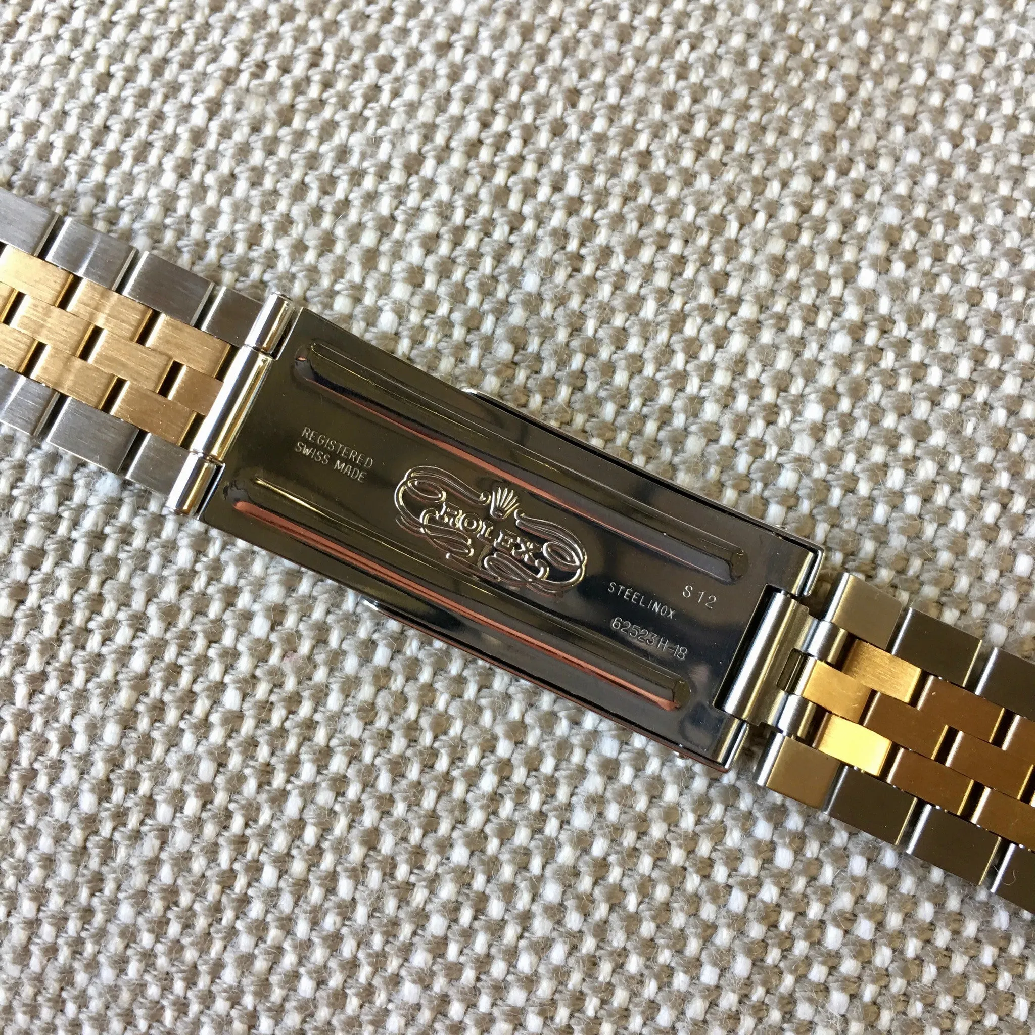 Rolex Datejust 16233 White Stick Two Tone Cal. 3135 "S" 1993 Serial Watch
