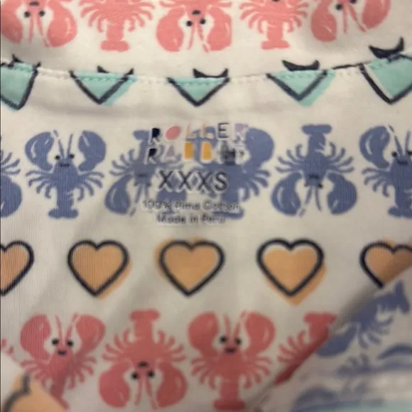 Roller Rabbit “Maine Squeeze” lobster, whale, and heart print