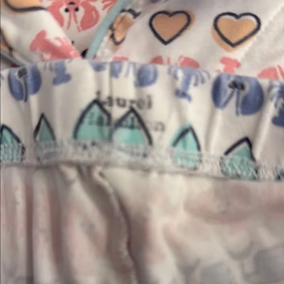 Roller Rabbit “Maine Squeeze” lobster, whale, and heart print