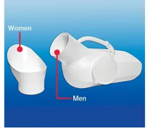 Rose Healthcare Unisex Portable Urinal (800 ml) with Lid