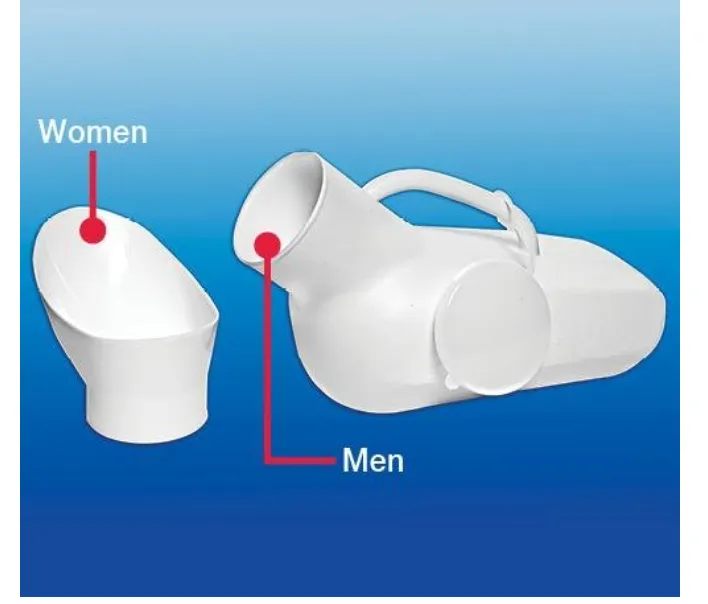 Rose Healthcare Unisex Portable Urinal (800 ml) with Lid