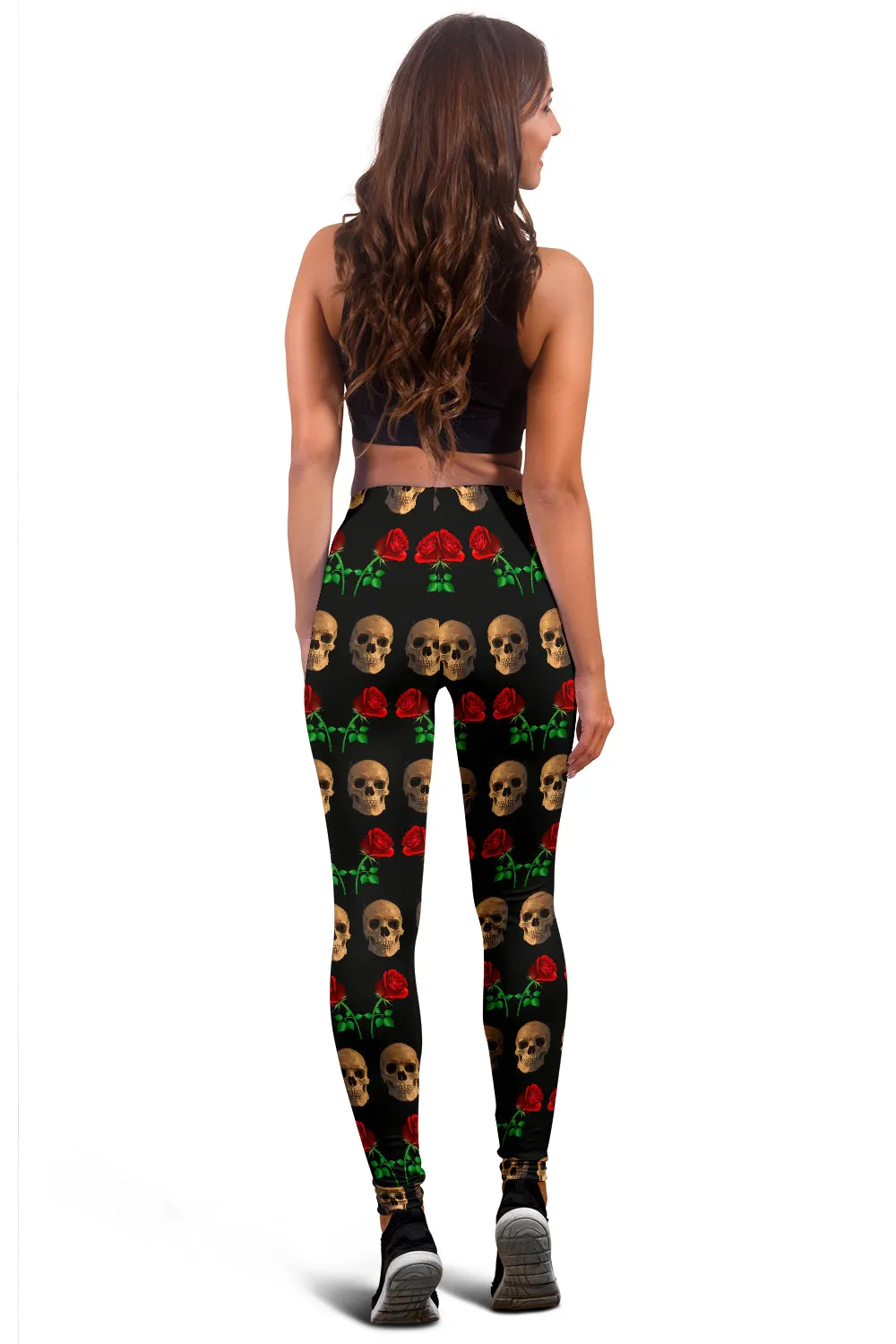 Roses and Skulls Women's Leggings