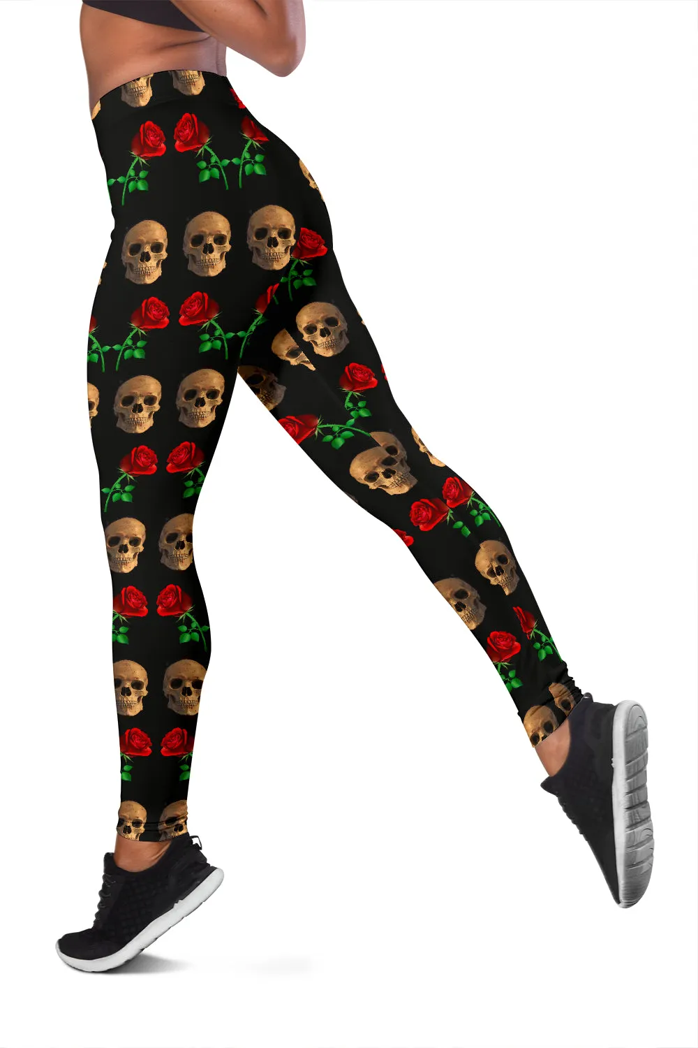 Roses and Skulls Women's Leggings