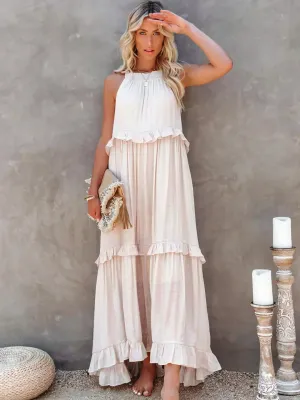 Sarah | Maxy Ruffle Halter Dress (Almost sold out)