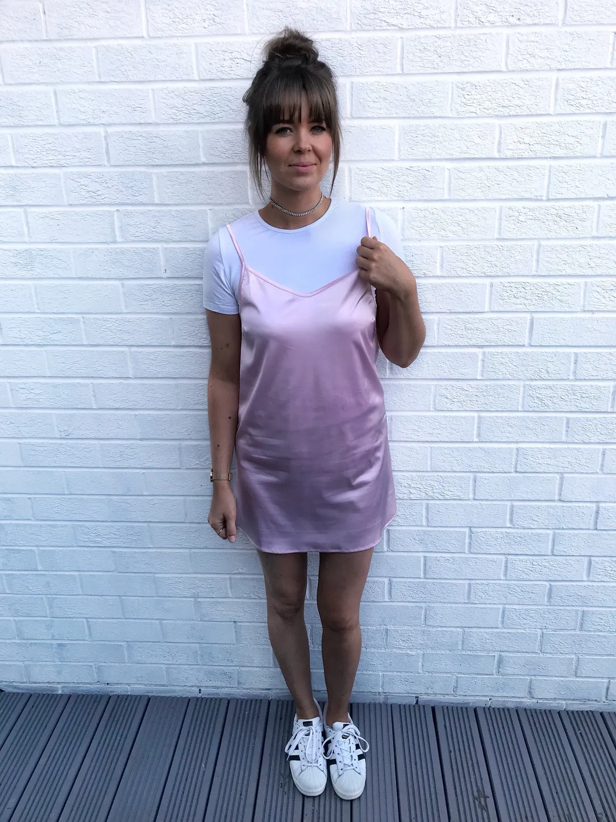 Satin slip dress - ADULT
