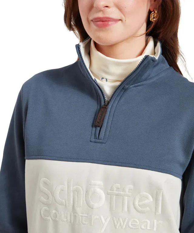 Schoffel St Agnes 1/4 zip sweatshirt - Navy