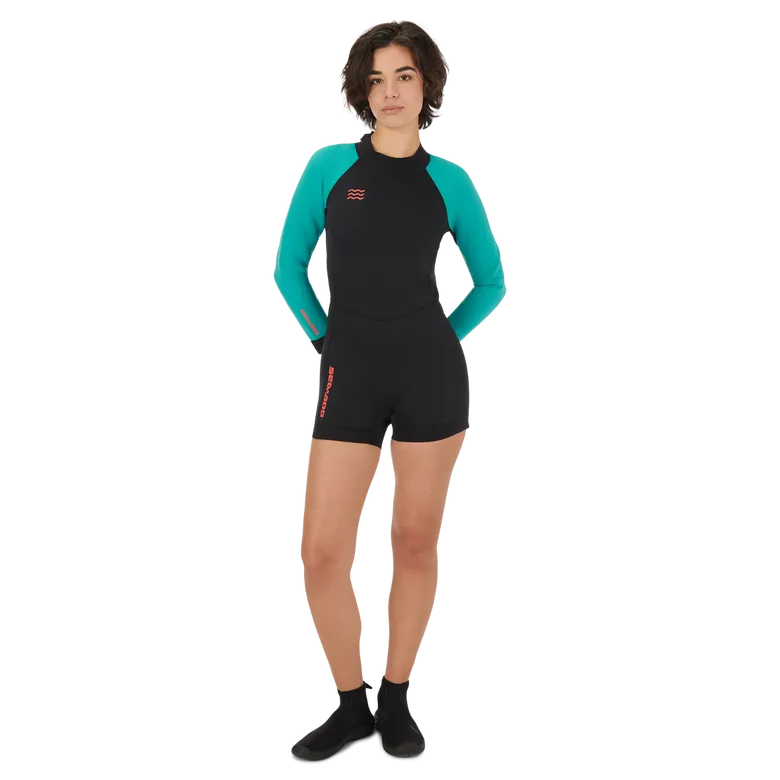 Sea-Doo Women's 2mm Shorty Wetsuit Long Sleeves