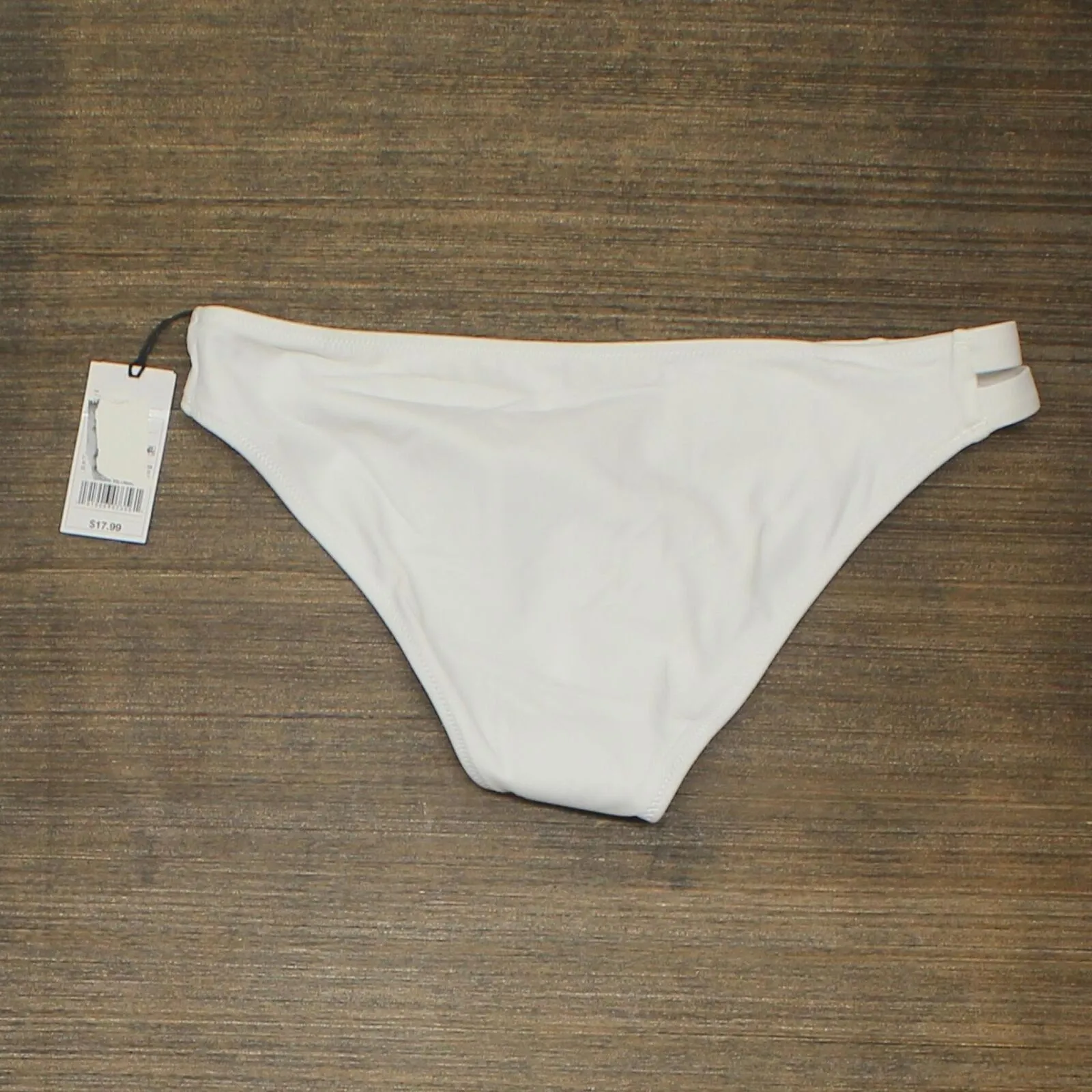 Shade & Shore Women's Strappy Side Cheeky Bikini Bottom AFP44 White M