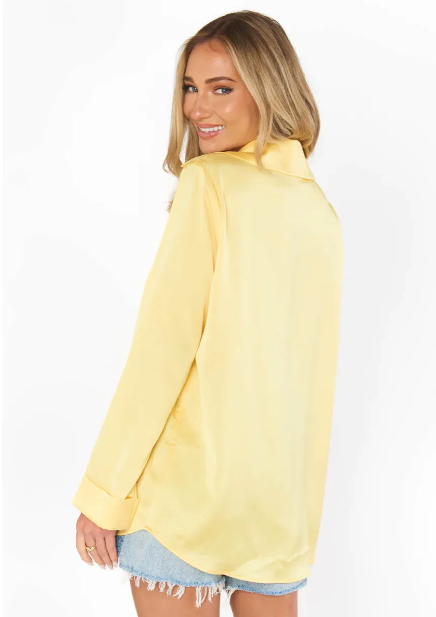 Show Me Your Mumu | Smith Button Down {Butter Yellow}